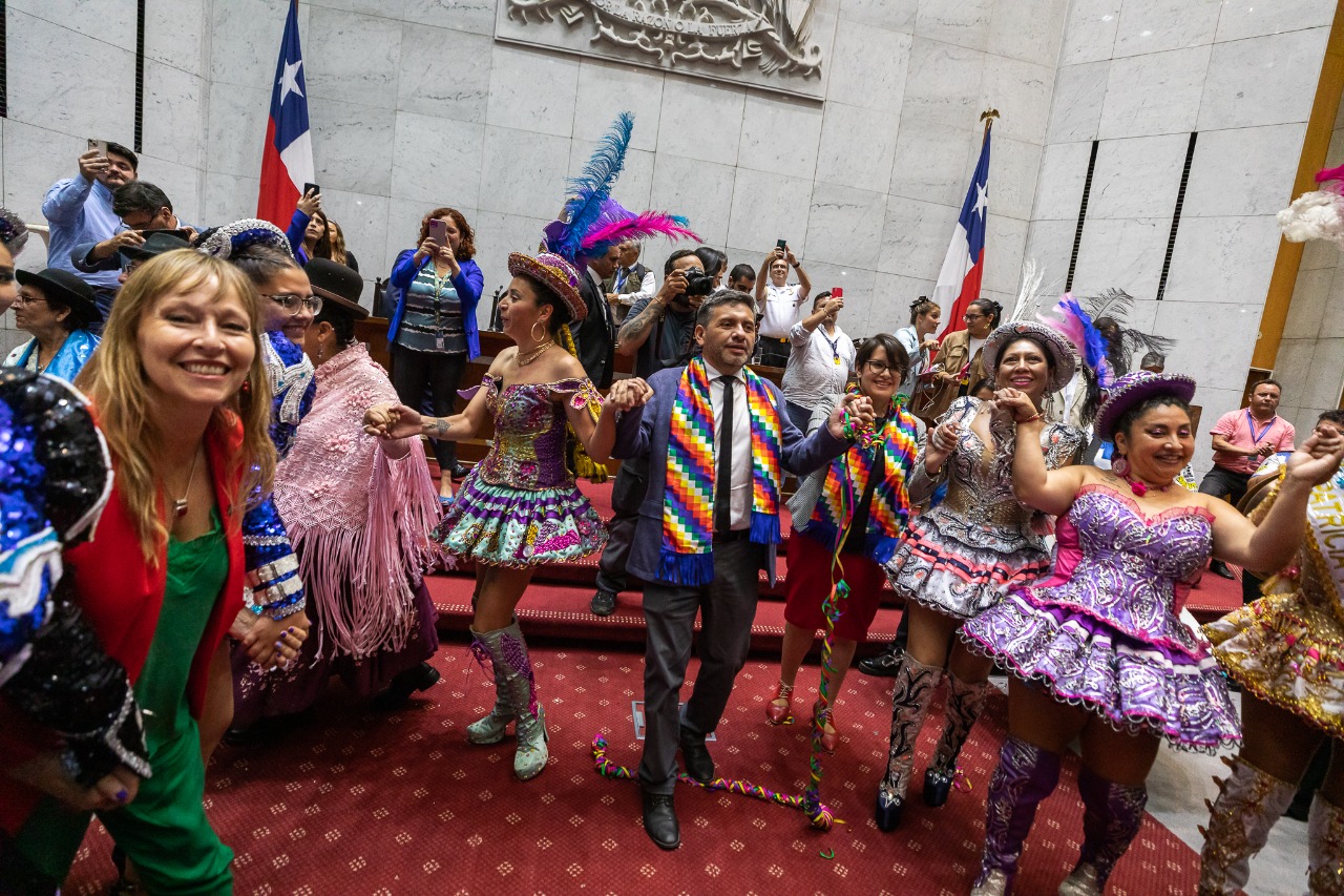 Los bailes andinos de Arica salieron a Chile y al mundo en histórica presentación en el Congreso